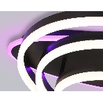 Потолочный светодиодный светильник FA8524 BK черный 146W 3000K-6400K+RGB 560*500*150 (ПДУ РАДИО 2.4G), фото7