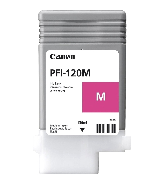 Картридж струйный Canon PFI-120 M 2887C001 пурпурный (130 мл) для Canon imagePROGRAF