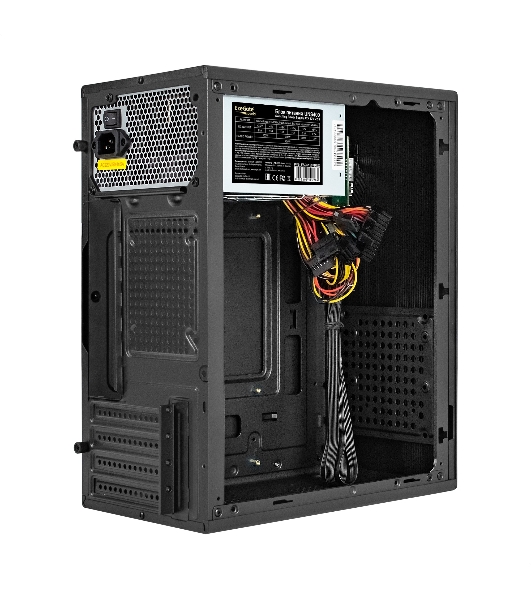 Компьютерный корпус Minitower ExeGate BAA-308MU2-UNS400 (mATX, БП UNS400 с вент. 12см, 1хUSB+2хUSB 3.0, HD Audio, черный)