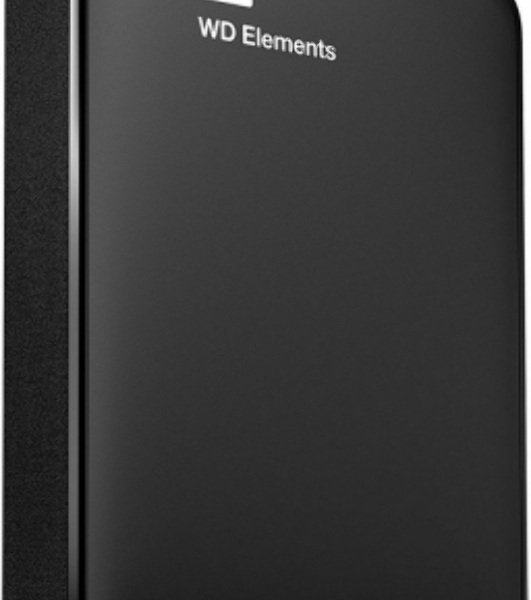 Внешний HDD 2.5' Western Digital Elements Portable, 4TB, USB 3.2 Gen 1 Type-A, 5400 rpm, черный
