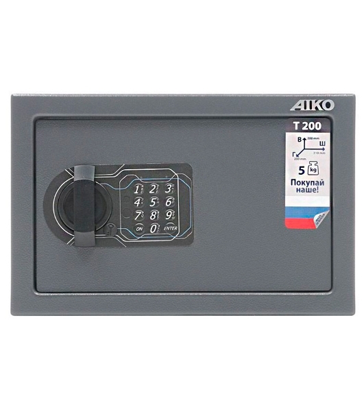 Сейф мебельный Aiko T 200 EL 200x310x200мм электронный