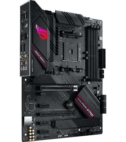 Материнская плата ASUS ROG STRIX B550-F GAMING WIFI II, AM4, AMD B550, 4xDDR4, 6xSATA, 2xM.2, 1xPCIe 3.0 x4, 1xPCIe 4.0 x16, 3xPCIe x1, 1xDP, 1xHDMI, 1x 2.5Gb LAN, 1xUSB-A 3.2 Gen 2, 2xUSB-A 3.2 Gen 1, 1xUSB-C 3.2 Gen 2, 5x3.5 мм, 7.1, ATX
