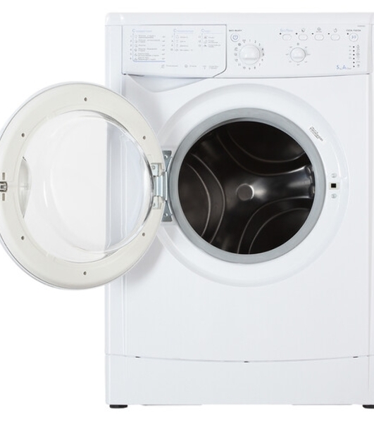 Стиральная машина Indesit EWSB 5085 BK CIS белый, загрузка фронтальная 5 кг, 800 об/мин., класс: А