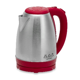 Чайник электрический Мастерица EK-1801М, рубин, 1,8л, нержавейка