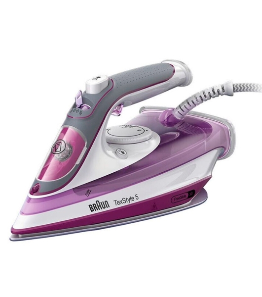 Утюг паровой Braun SI5037VI фиолетовый, 2700 Вт, 50 г/мин, 200 г/мин, 300 мл