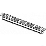 Блок розеток Rem-10 без шнура с выкл., 10 IEC 60320 C13, вход IEC 60320 C14, 10A, алюм., 19', фото7