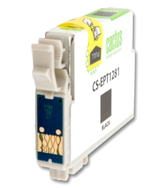 Картридж струйный Cactus CS-EPT1285 черный/голубой/пурпурный/желтый (31 мл) для Epson Stylus SX125/SX425W/SX420W/S22/Office BX305F/BX305FW