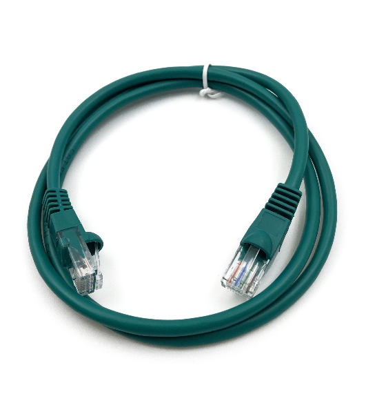 Патч-корд Buro cat.5e 1м зеленый RJ-45 (м)-RJ-45 (м)
