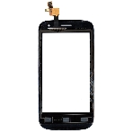 Сенсорное стекло (тачскрин) для Fly IQ445 Genius, черное, фото4