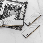 Оперативная память XPG Lancer, DDR5, 64GB (2x32GB), 6000MHz, CL30, DIMM, с радиаторами, белый, фото10