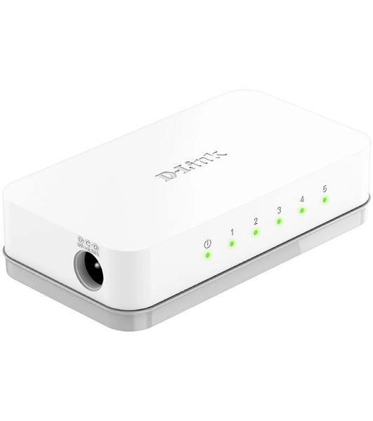 Коммутатор D-Link DES-1005C, 5×100 Мбит/с, неуправляемый