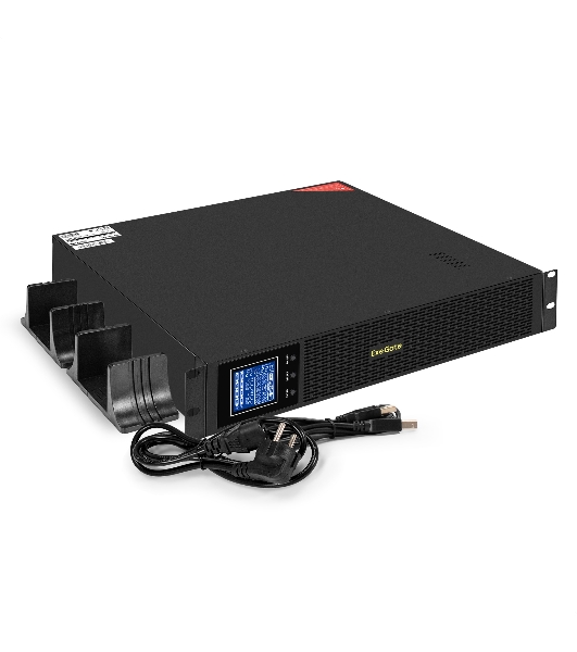 Источник бесперебойного питания Pure Sine Wave ExeGate SinePower UHB-3000.LCD.AVR.8C13.RJ.USB.BC.2U (3000VA/2400W, LCD, AVR, 8*C13, RJ45/11,Источник бесперебойного питания USB, батарея 12V 9Ah - 4шт, Rackmount 2U/Tower, возможность подключения до 2 внешних батарейных блоков 48В (поставляются отдельно),