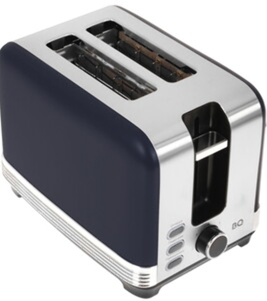 Тостер BQ T1000 синий, 1000 Вт, 2 слота