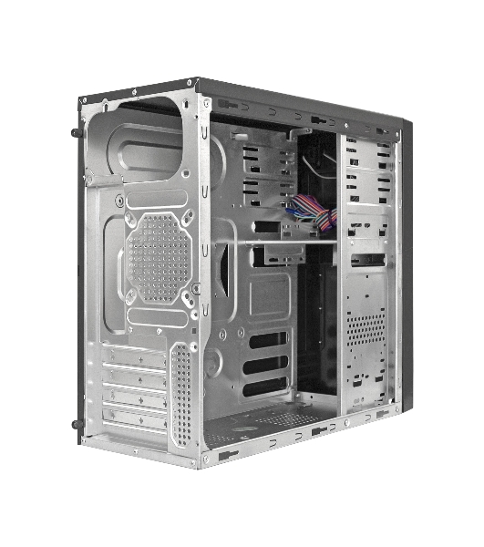 Компьютерный корпус Minitower ExeGate MA-372UX Black, mATX UN400, 120мм 2*USB+2*USB3.0, Audio