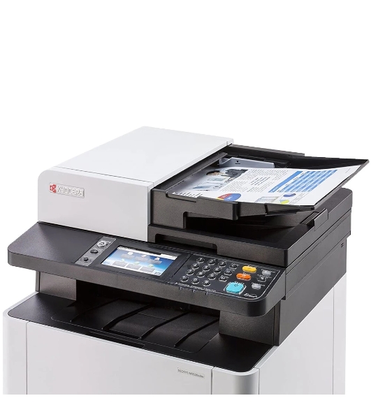 МФУ лазерное Kyocera M5526cdw (1102R73NL0\1102R73NL1), A4, цветной, печ. до 26 стр/мин., скан. до 30 стр/мин. (ч/б) 23 стр/мин. (цвет), 1200 x 1200 dpi (печать) 600x600dpi (скан.), USB, RJ-45, Wi-Fi, Air Print, Mopria