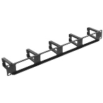 Организатор комм. шнуров Hyperline CM, 19', 1HU, 44х482,5х67 мм (ВхШхГ), с крышкой , цвет: черный, фото7