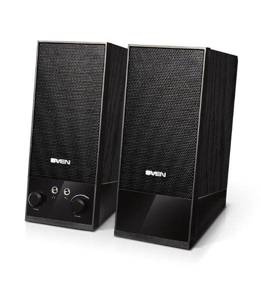 Акустическая система SVEN SPS-604 2.0 черный 4Вт