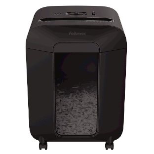 Шредер Fellowes PowerShred LX85 (секр.P-4)/перекрестный/12лист./19лтр./скрепки/скобы/пл.карты