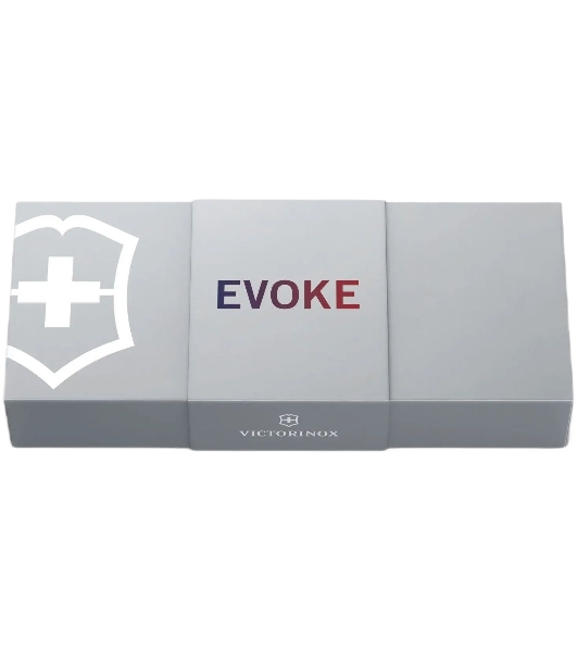Нож перочинный Victorinox Evoke Alox (0.9415.D221) 136мм 5функц. синий/красный подар.коробка