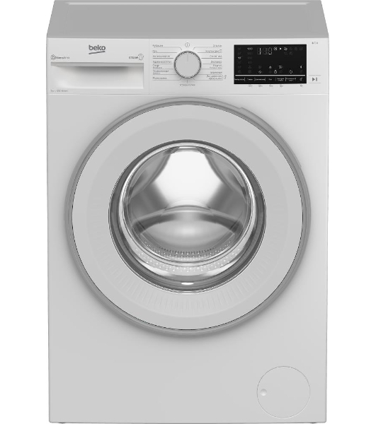 Стиральная машина Beko B3WFR572WW белый, загрузка фронтальная 7 кг, 1200 об/мин., класс: А