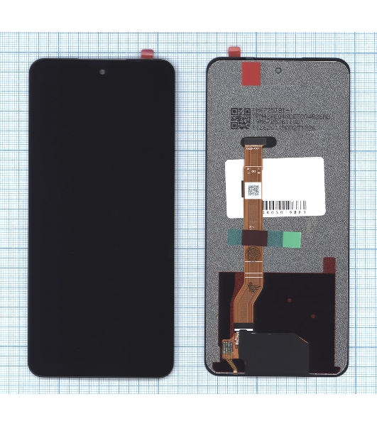 Дисплей (модуль) для OPPO A58 4G (CPH2577) в сборе с тачскрином черный