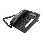 Телефон проводной Panasonic KX-TS2388RUB черный индикатор вызова,повторный набор последнего номера,4 уровня громкости звонка, фото2