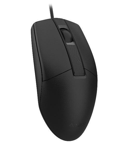 Мышь проводная A4Tech OP-330 черный, 1200 dpi, USB, кнопки - 3