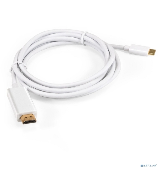 Кабель-адаптер Type-C-HDMI ExeGate EX-CM-HDMI2M-0.1 (USB Type-C/19M, 4K@120HZ 8K@ 30Hz, 1,8м)