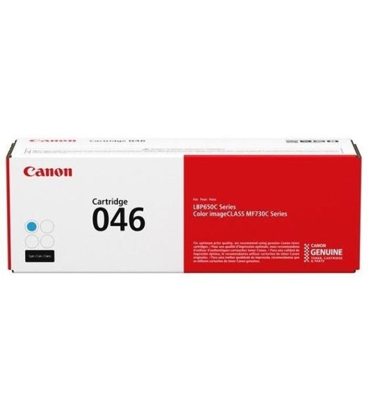 Картридж лазерный Canon 046C голубой для i-SENSYS MF732/734/735, LBP653/654 2300 страниц