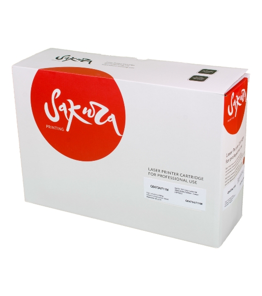Картридж лазерный Sakura Q6473A для HPColor LaserJet 3600/3600n/3600dn, Canon LBP5300 пурпурный, 4000 к.