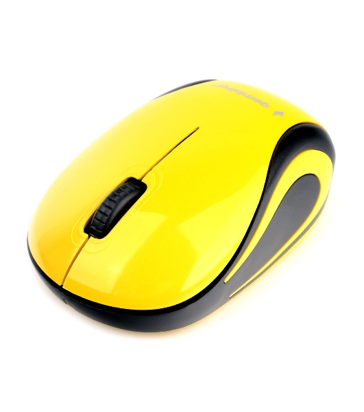 Мышь беспроводная Gembird MUSW-615 желтый, 1200 dpi, радиоканал, USB, кнопки - 3