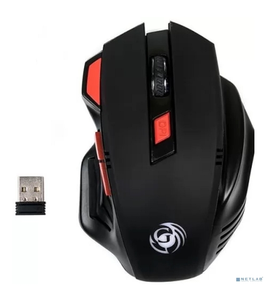 Мышь беспроводная Dialog Gan-Kata MRGK-14UR черный, 1600 dpi, радиоканал, USB, кнопки - 6