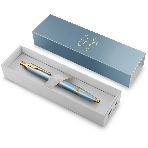 Ручка шариковая Parker IM Writing Rituals K331 (2203894) бирюзовый M син. черн. подар.кор., фото6