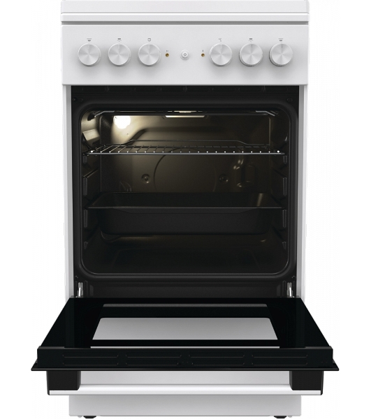 Плита комбинированная Gorenje GK5A12WG белый, конфорок 2 газовых и 2 электрических, духовка 68 л, 50 см x 85 см x 59.4 см