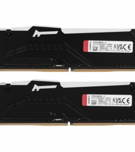 Оперативная память Kingston Fury Beast, DDR5, 32Gb (2x16 Gb), 6800 MHz, CL34, радиатор, черный
