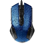 Мышь проводная Qumo Office M14 синий, 1000 dpi, USB, кнопки - 3, фото 1