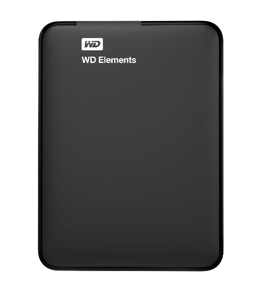 Внешний HDD 2.5' Western Digital Elements Portable, 4TB, USB 3.2 Gen 1 Type-A, 5400 rpm, черный
