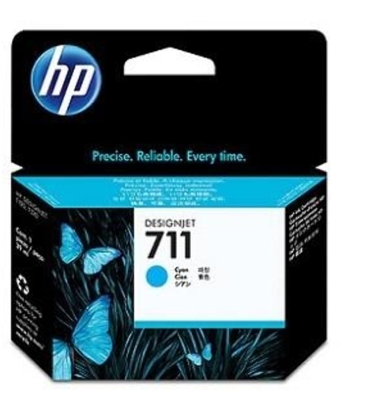 Картридж струйный HP №711 CZ130A голубой для HP DJ T120/T520 (29мл)