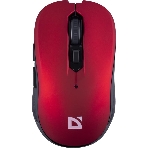 Мышь беспроводная Defender Gassa MM-105 красный, 1600 dpi, радиоканал, USB, кнопки - 6, фото13