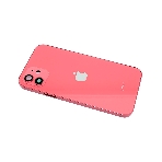 Задняя крышка (корпус) в сборе с рамкой для Apple iPhone 12 красная, фото 1