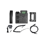 IP-телефон Flat-Phone C10: 2 SIP-аккаунта, 2 порта 10/100BASE-T (RJ-45), ЖК-дисплей, PoE, адаптер питания 220В, ТОРП, фото 1