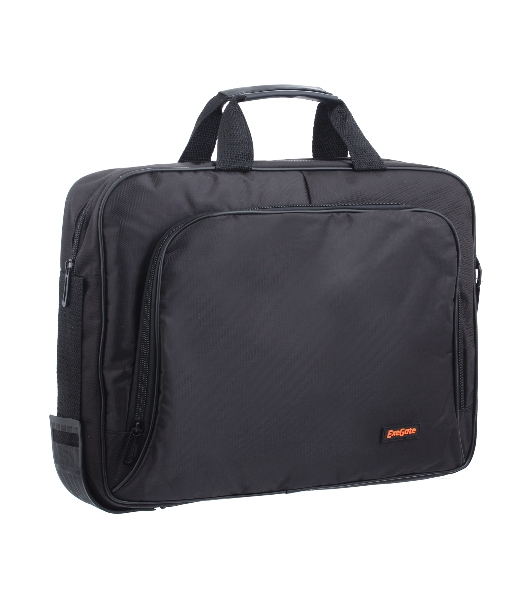 Сумка для ноутбука ExeGate EX264611RUS Office F1596 Black, черная, полиэстер, для ноутбуков до 15.6'