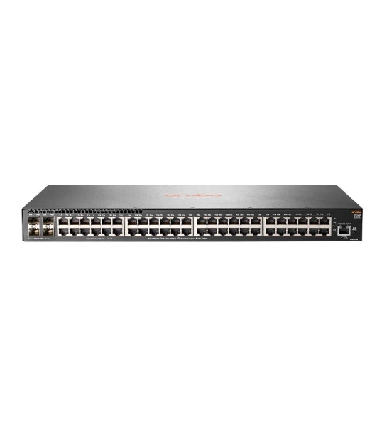 Коммутатор HPE Aruba 2930F 48G 4SFP+, 48×1 Гбит/с + 4×10 Гбит/с SFP+, управляемый
