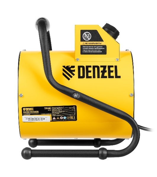 Тепловая пушка Denzel SFH-5000, 230 В, 400 м3/ч, 3 реж. вентилятор, 3000/4500 Вт
