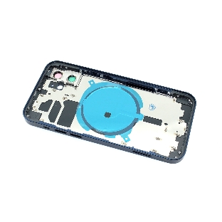 Задняя крышка (корпус) в сборе с рамкой для Apple iPhone 12 синий