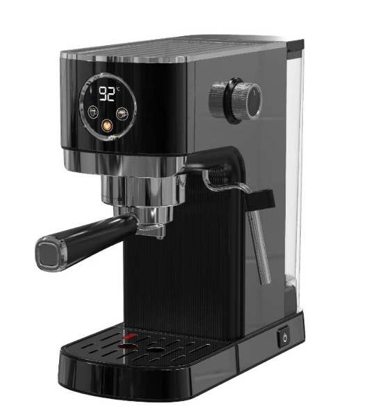 Кофеварка рожковая Korting KCM 1002 EN черный, молотый, 1.2 л, 1350 Вт, 20 бар