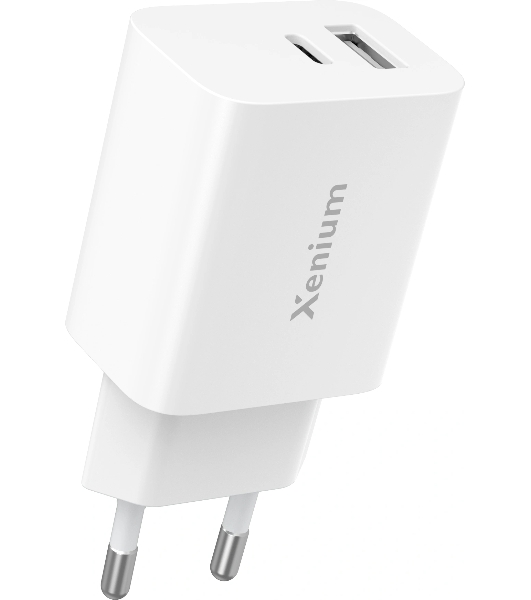 Сетевое зарядное устройство Xenium X302 30W 3A (PD+QC) (CCX3020W/00)