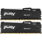 Оперативная память Kingston Fury Beast, DDR5, 64Gb (2x32GB), 5600MHz, CL36, DIMM, радиатор, RGb, черный, фото14
