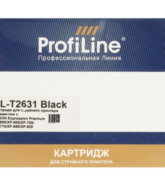 Картридж струйный ProfiLine PL-T2631 для принтеров Epson Expression Premium XP-600/XP-605/XP-700/XP-710/XP-800/XP-820 с чернилами Photo Black
