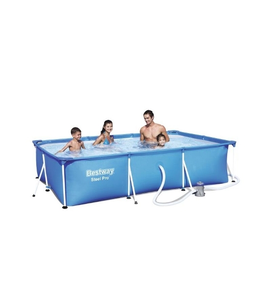 Бассейн каркасный Bestway 300х201х66см, 3300 л, с ф.-насосом, 56411